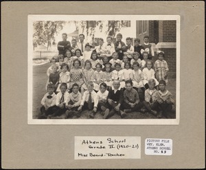 Athens School Grade II (1920-21) Miss Beard - teacher
