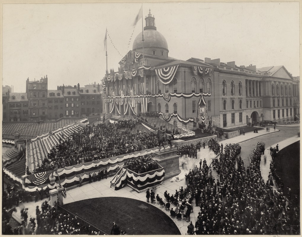 Dedication of the General Hooker statue