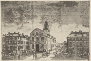 A s.w. view of the State House, in Boston