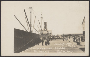 Discharging cargo, Texas City, Feb. 9, 1911, capacity 3300 tons