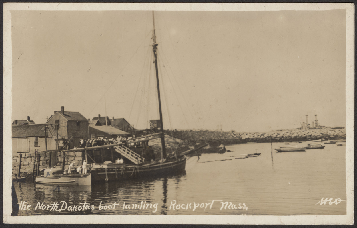 The North Dakota boat landing, Rockport, Mass. - Digital Commonwealth