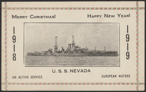 U.S.S. Nevada, on active service, European Waters