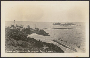 Wreck of destroyers, Pt. Honda, Sept. 3 1923