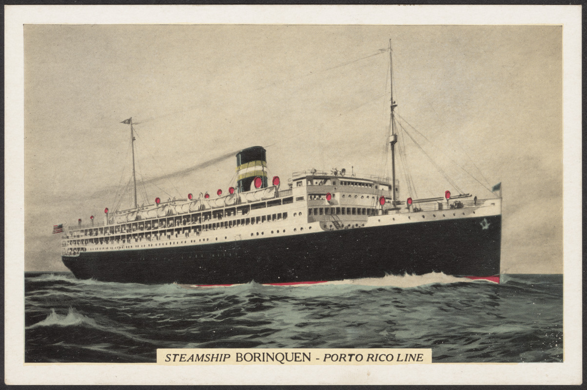 Steamship Borinquen- Porto Rico Line