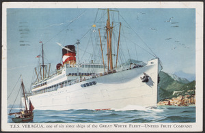 T.E.S. Veragua, one of six sister ships of the Great White Fleet- United Fruit Company