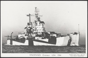 Vincennes Croiseur USA 1944