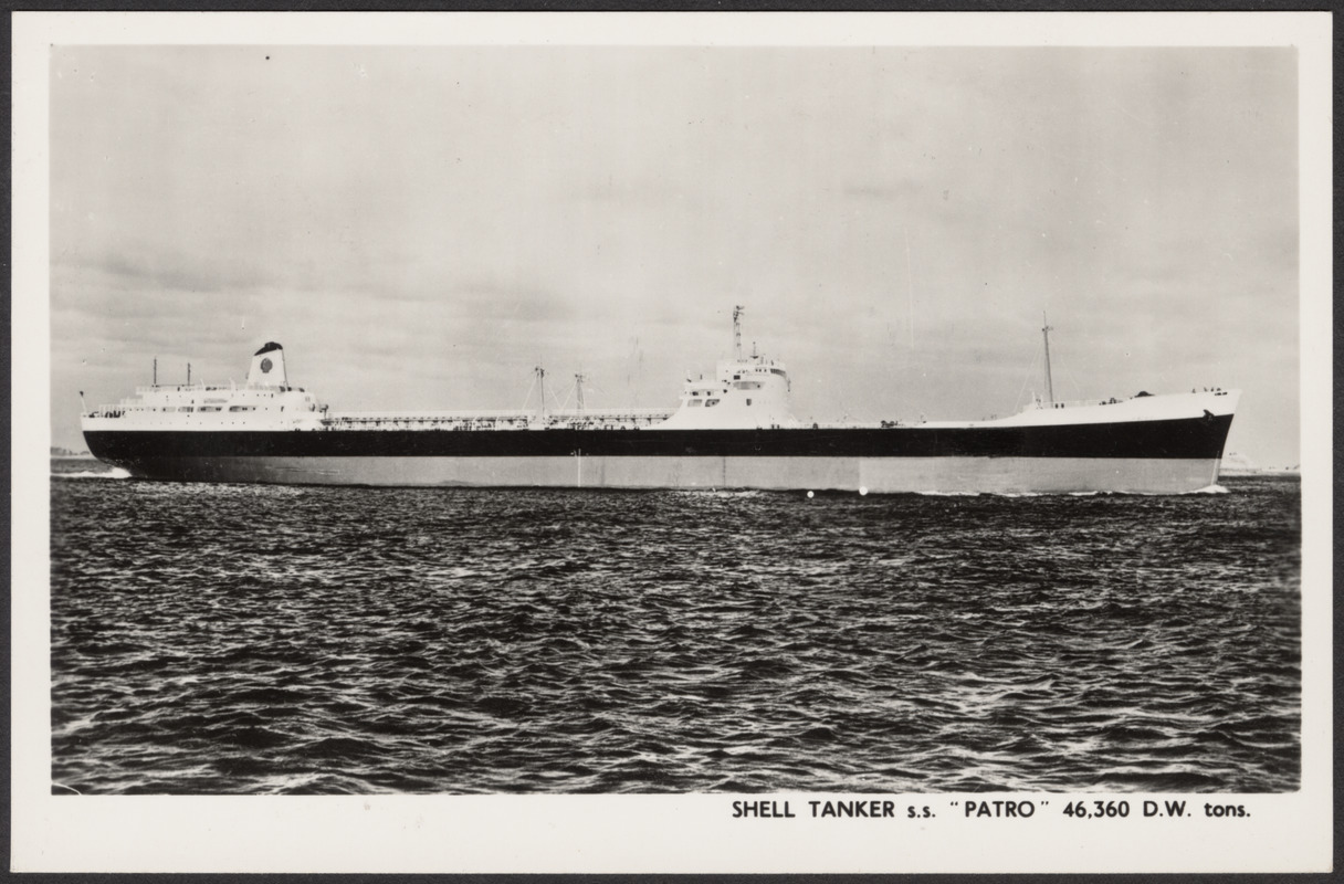 Shell Tanker S.S. "Patro" 46,360 D.W. tons