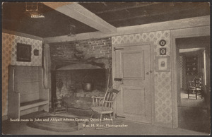 South room in John Quincy Adams cottage