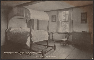 Room in which John Quincy Adams was born
