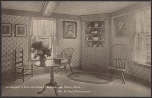 Living room in John Adams cottage