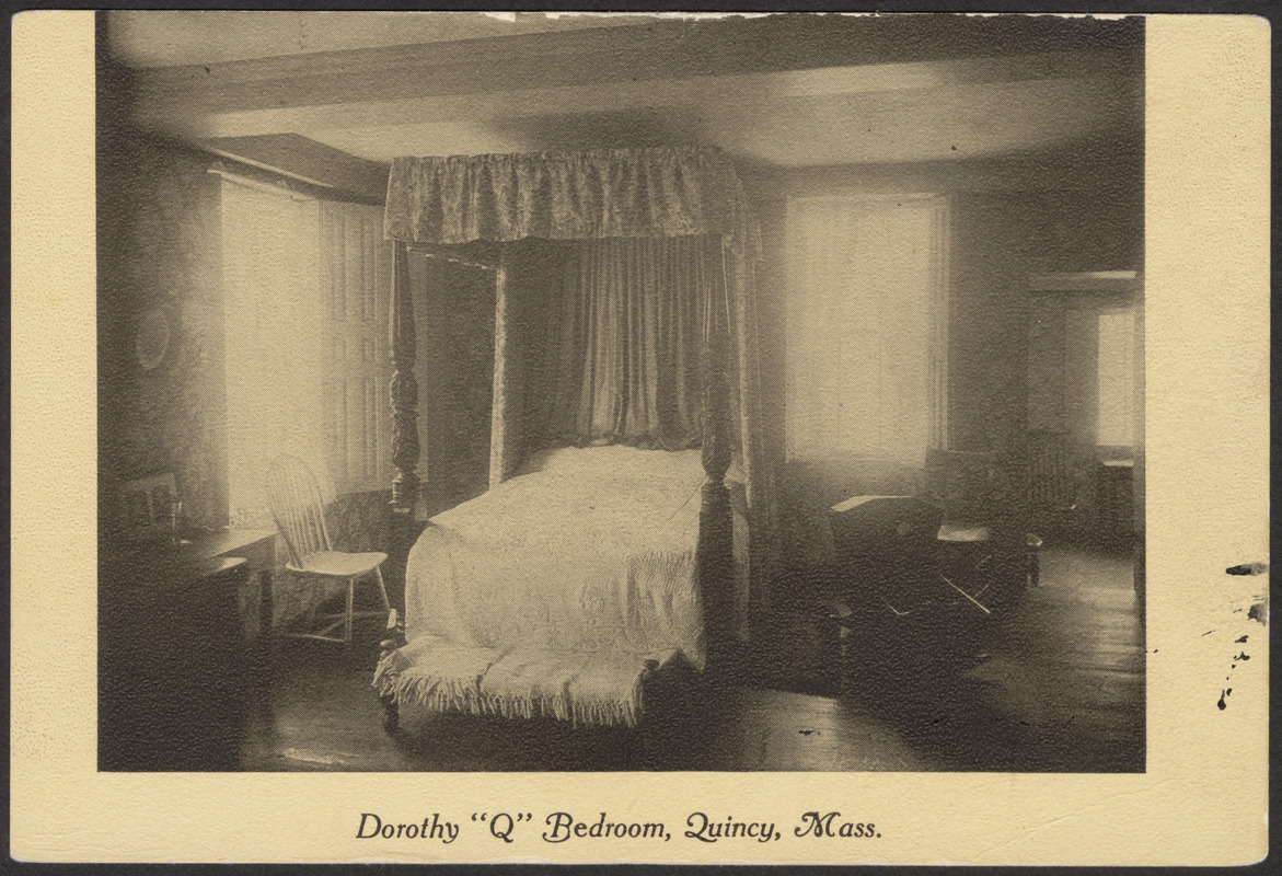 Dorothy Quincy bedroom Digital Commonwealth