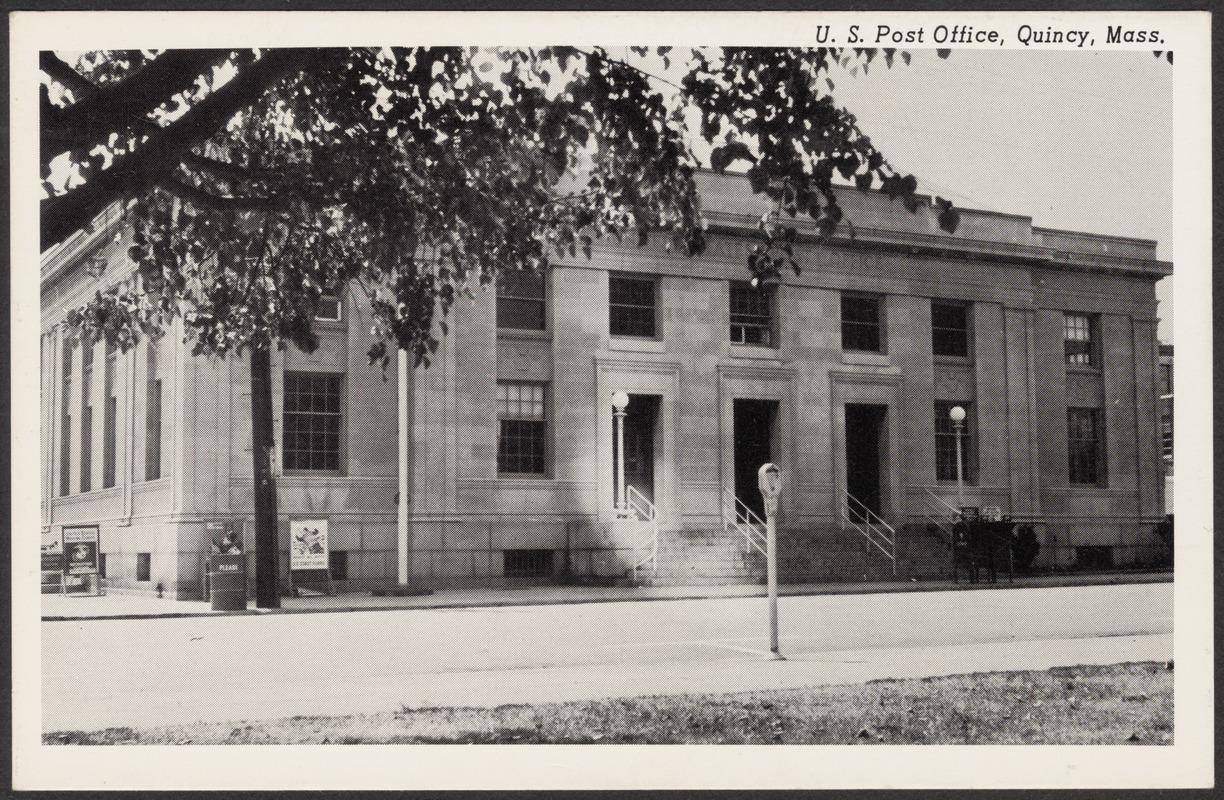 Post office, Quincy Center Digital Commonwealth