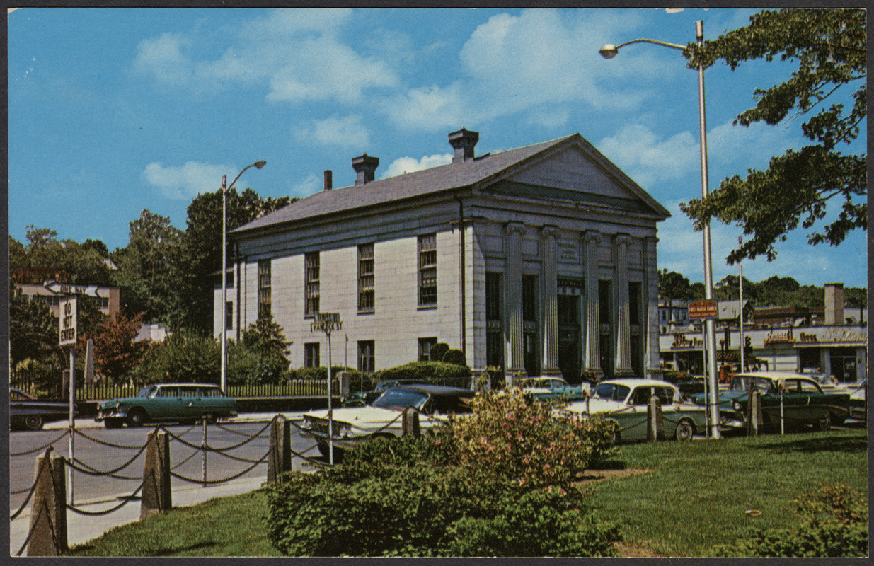 City Hall, erected as the Quincy Town Hall in 1844 Digital Commonwealth