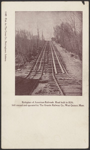 Birthplace of American Railroads, 1826
