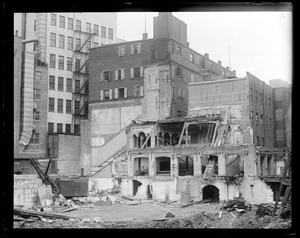 Boston Theatre being torn down