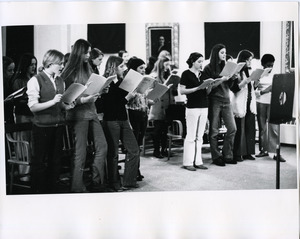 Abbot Academy students in Fidelio rehearsal