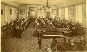 Abbot Academy students in chapel