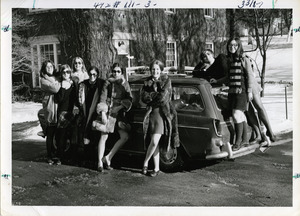 Abbot Academy seniors with van