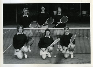 Abbot Academy Gargoyle Tennis: J. Sutton,M. Comstock, G. Walker, M. Coleman, C. Kerr, N. Ware