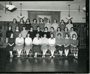 Abbot Academy Senior-Mids:back row:  J. Gaines, S. Swayn, N. Smedley, A. Kennedy, M. Gross, C. Nyce, J. Pinkham, G. Dunton, C. Hardin; second row: M. Schneider, D. Stevenson, A. Stoddard, M. Grant, M. Scandura, R. Sidon, D. Bethell, P. Richardson, P. Earhart, E. Audi; first row: C. Weldon, A. Zuill, N. Bailey, N. Starr, J. Nunn, D. Pettit, M. Besso, M. Weir, L. Miller