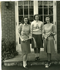 Abbot Academy Song Leaders: Sue Robbins, Mary Pierce, Martha Morse