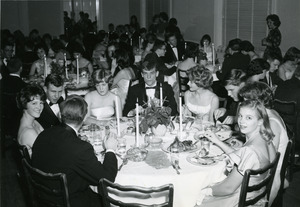 Abbot Academy Senior Prom 1963 including Carol Humstone, Meg Power, Weezie Case, Mimi Dean; Lou Lauer, Barry Seamans