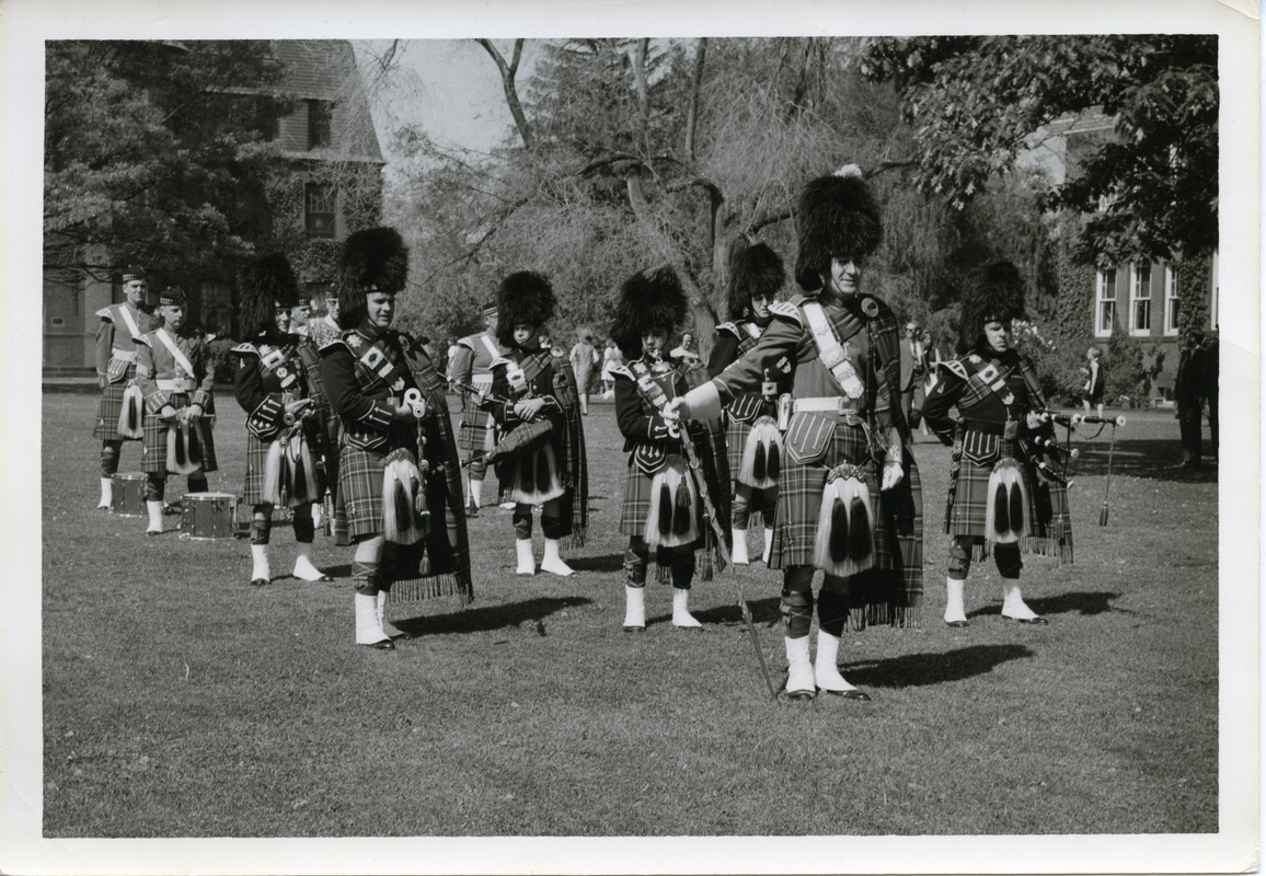 Abbot Academy Bazaar bagpipers