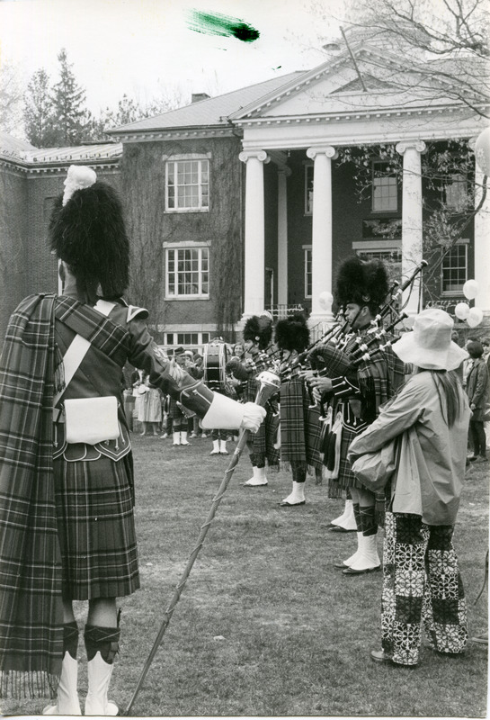 Abbot Academy Bazaar bagpipers