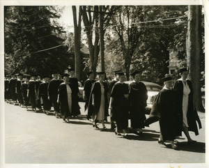 Abbot Academy Faculty at 1957 Commencement