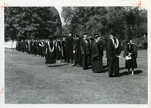 Abbot Academy Commencement: Faculty procession