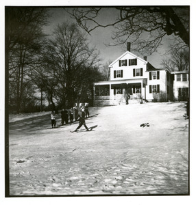 Winter scene at Abbot Academy