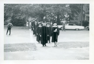 Abbot Academy Faculty graduation procession