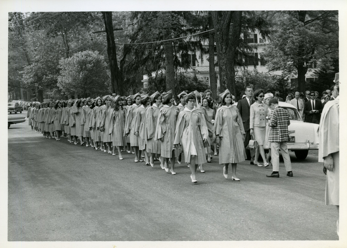 Abbot Academy graduation procession