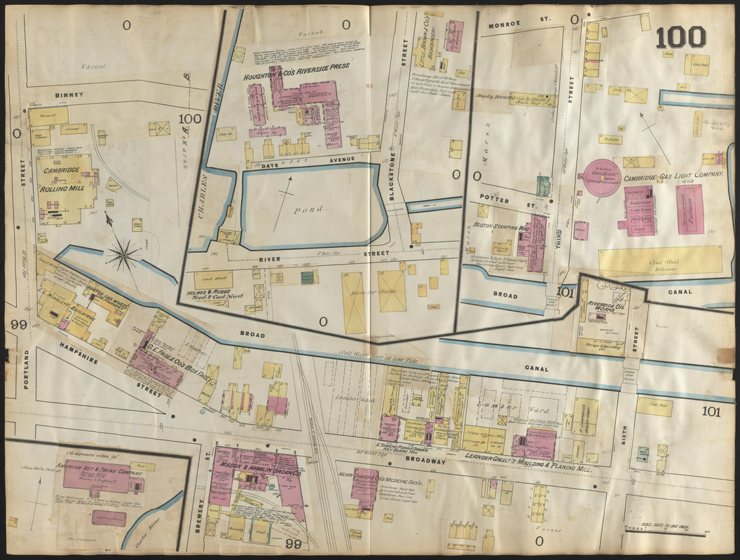 Insurance maps of Boston volume 4 : comprising portions of Charlestown, East Cambridge, Cambridge Port, Old Cambridge & Somerville