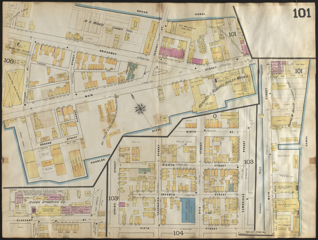 Insurance maps of Boston volume 4 : comprising portions of Charlestown, East Cambridge, Cambridge Port, Old Cambridge & Somerville