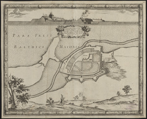 Nackschouia Lalandiae oppidum, quod praesidio 1600 Danorum munitu sine ullo conflictu S. R. M. Sueciae arbitrio se permisit. 8. Febr. 1658