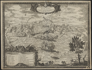 Delineatio obsidionis urbis Stetini in Pomerania à Cesareanis et Confoederatis incaeptae d. Septemb. et derelictae d. Novemb. Anni 1659