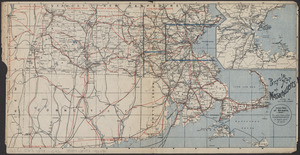 Bicycle map of Massachusetts
