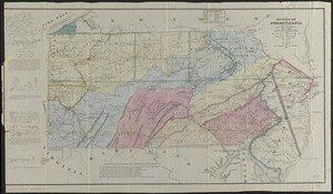 An historical map of Pennsylvania