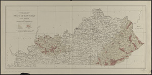 State of Kentucky coal fields and producing districts