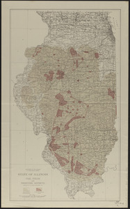State of Illinois coal fields and producing districts