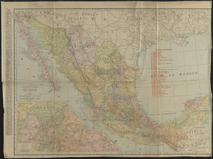 The Rand-McNally new commercial atlas map of Mexico