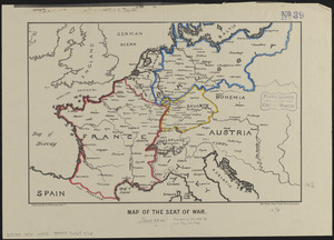Map of the seat of war