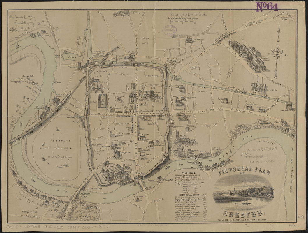 Pictorial plan of Chester