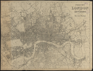 Pascoe's London and its environs, drawn from the latest surveys