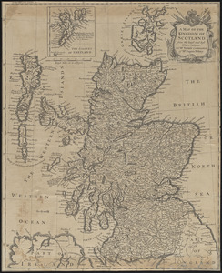 A map of the kingdom of Scotland from the latest and best observations, for Mr. Tindal's Continuation of Mr. Rapin's History