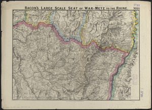 Bacon's large scale seat of war - Metz to the Rhine