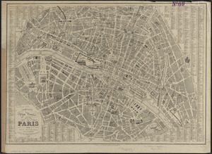 Nouveau plan routier de la ville de Paris divisé en 12 arrondissemens en 48 quartiers
