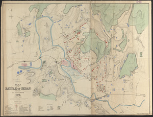 Plan of the battle of Sedan fought 1st September 1870