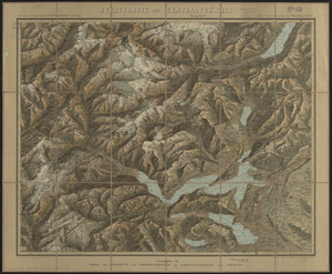 Reliefkarte der Centralschweiz